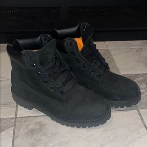 Timberland Kids Black Boots